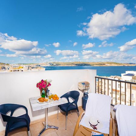 Penthouse With Seaview Terrace Appartement St. Paul's Bay Buitenkant foto
